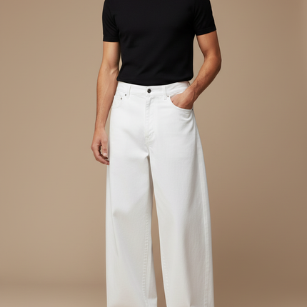 Pantalon Baggy Blanc - Jean