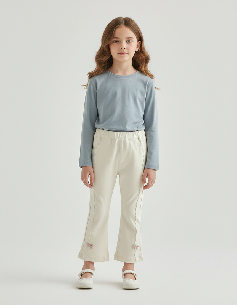 Pantalon Blanc Fille