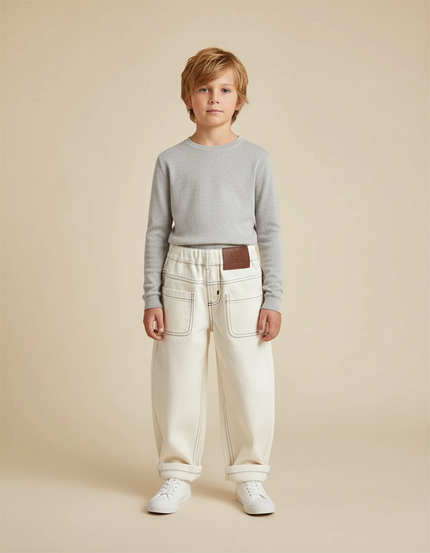 Pantalon Ballon Blanc - Toile