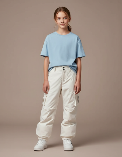 Pantalon Blanc Cargo
