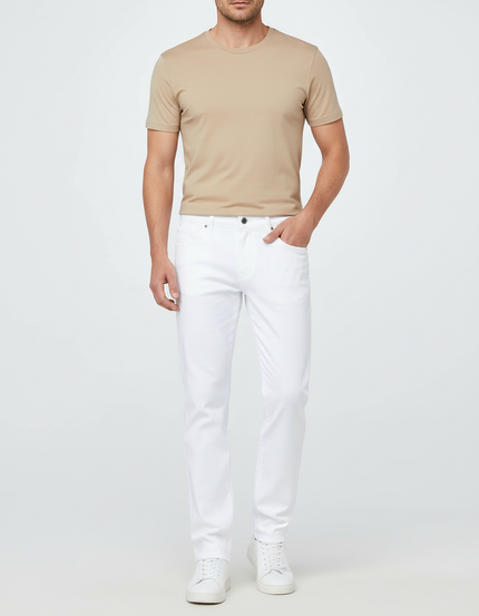 Pantalon Jean Blanc Homme