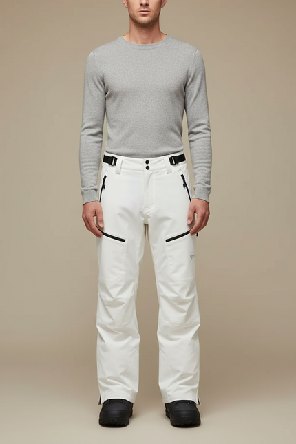 Pantalon De Ski Homme Blanc - Polyester