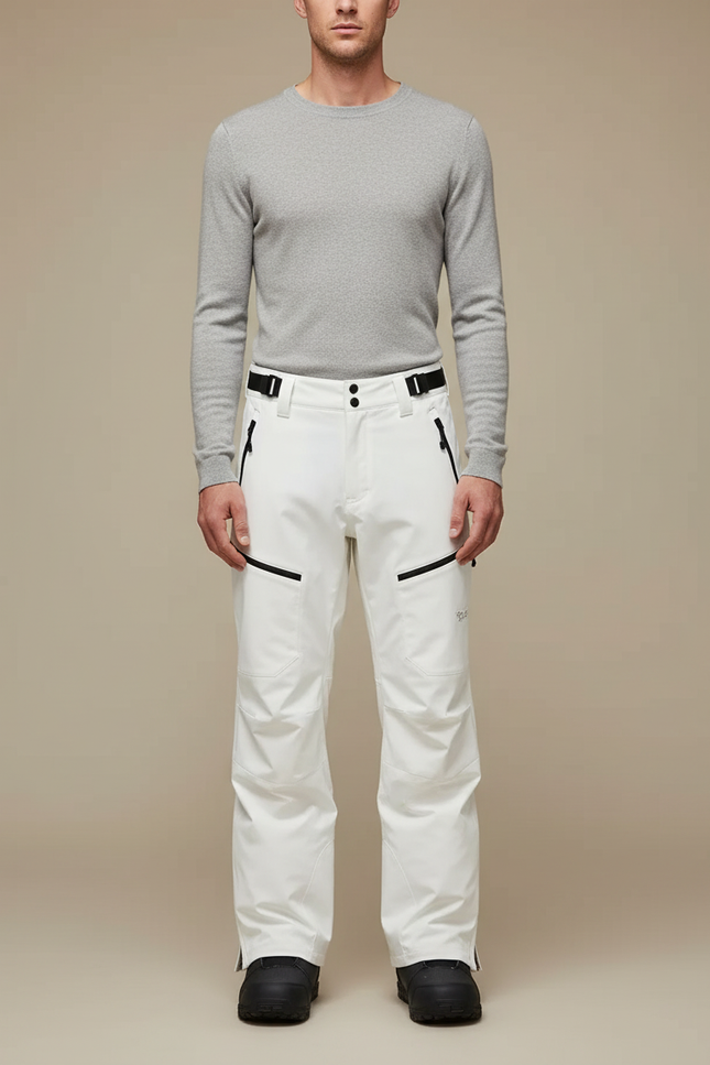 Pantalon De Ski Homme Blanc - Polyester