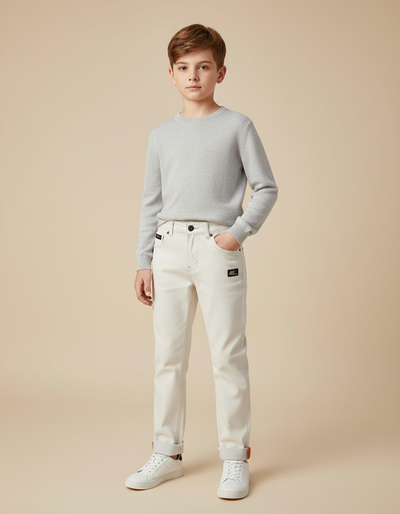 Pantalon Blanc Coton
