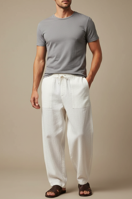Pantalon Blanc 26ed - Lin