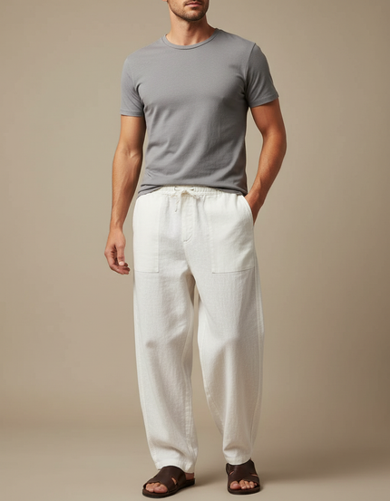 Pantalon Blanc 26ed - Lin