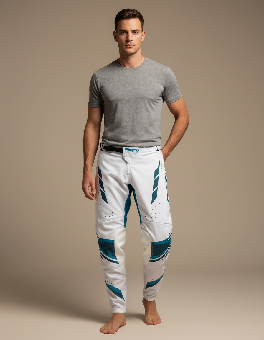 Pantalon Blanc E24b - Polyester