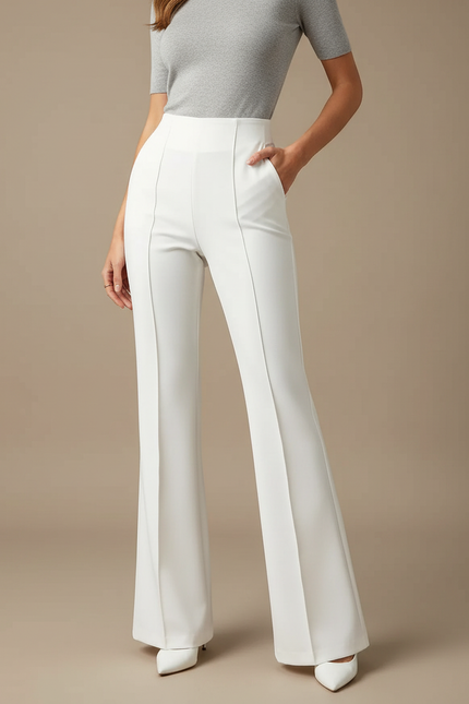 Pantalon De Travail Femme Blanc - Polyester