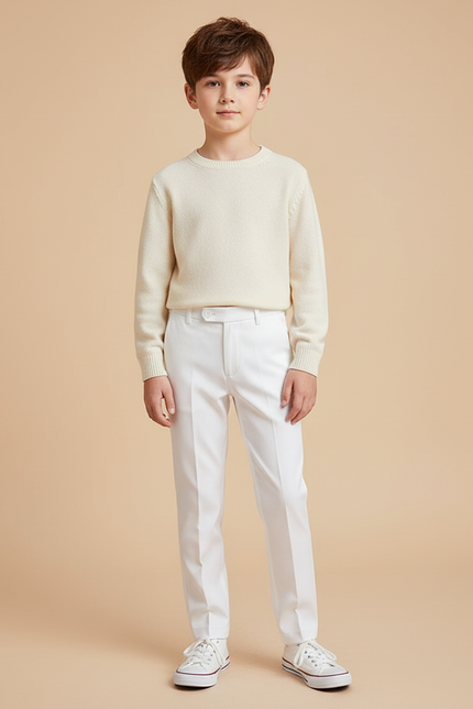 Pantalon Blanc Ccc0 - Gabardine