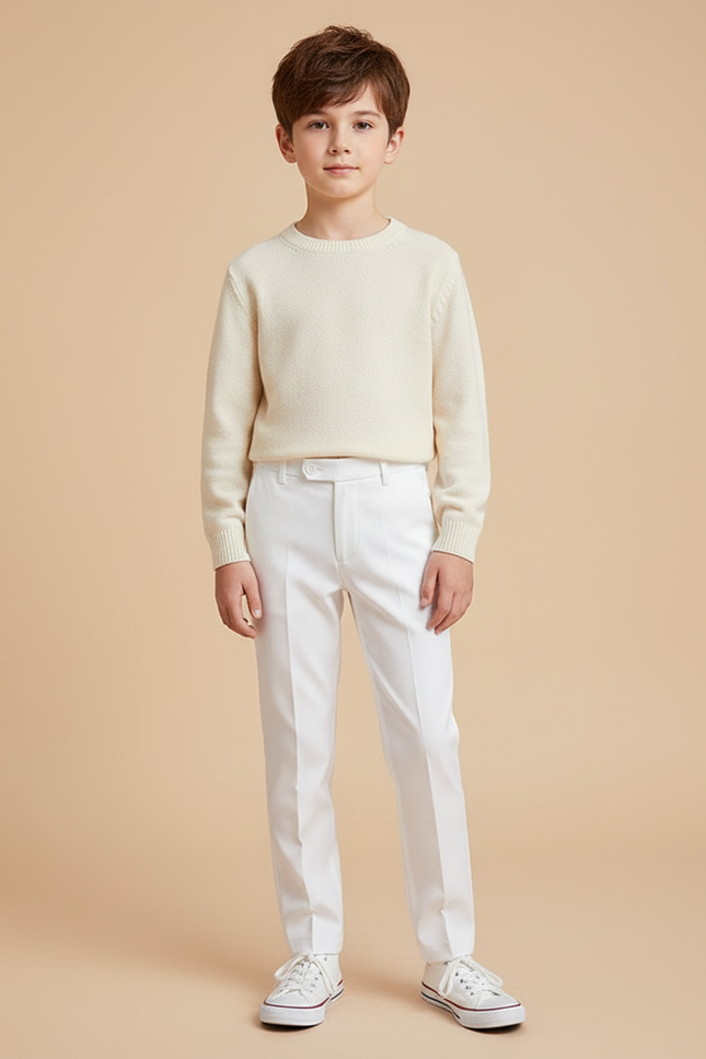 Pantalon Blanc Ccc0 - Gabardine