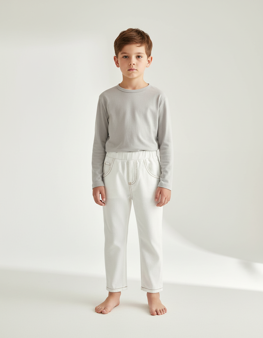 Pantalon Chino Blanc Bebe - Jean