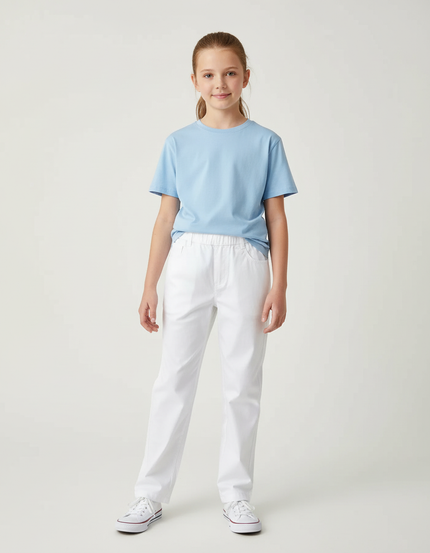 Pantalon En Toile Blanc