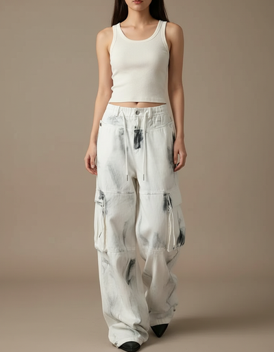 Pantalon Blanc Femme Peintre