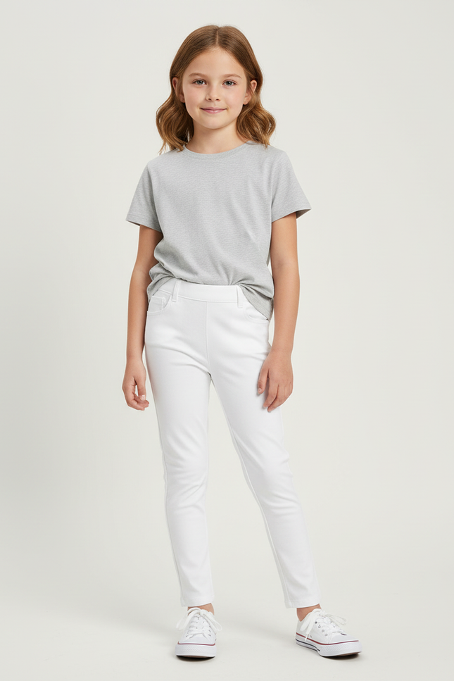Pantalon Blanc Moulant - Maille