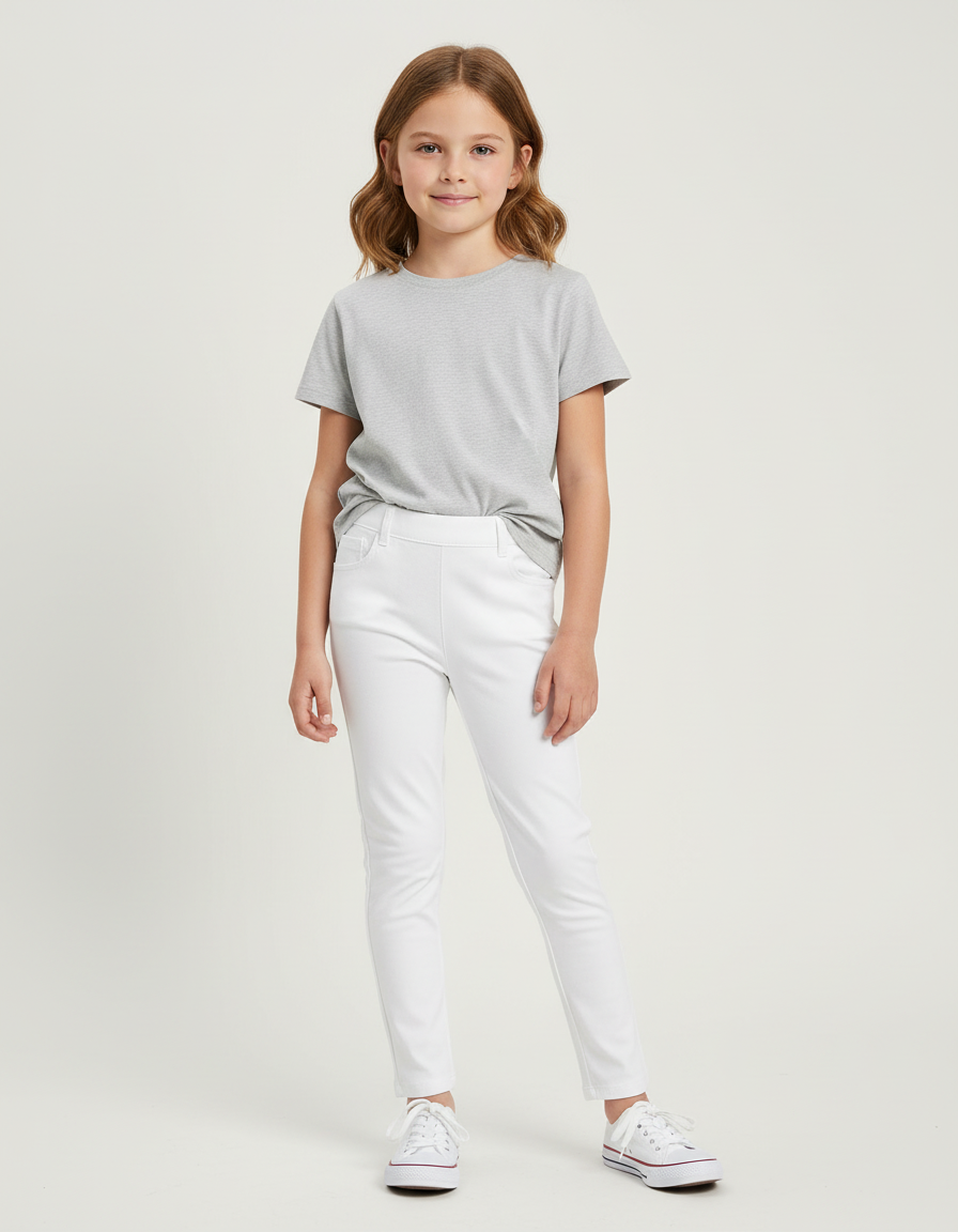 Pantalon Blanc Moulant - Maille