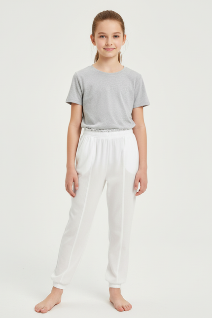 Pantalon Plage Blanc - Viscose