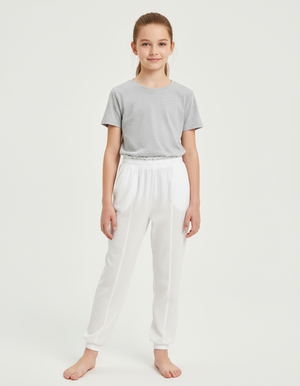 Pantalon Plage Blanc - Viscose