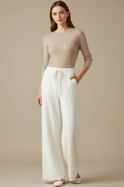 Ensemble Pantalon Blanc - Molleton