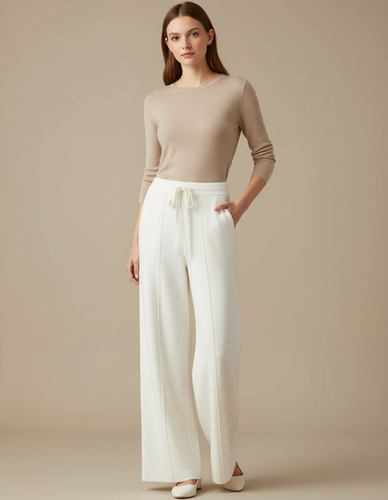 Ensemble Pantalon Blanc - Molleton
