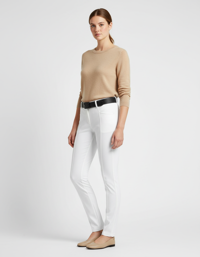 Pantalon Blanc Femme Equitation