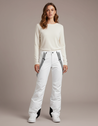 Pantalon Blanc Femme Toile