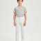 Pantalon Blanc Droit Élégant Garçon - Gabardine
