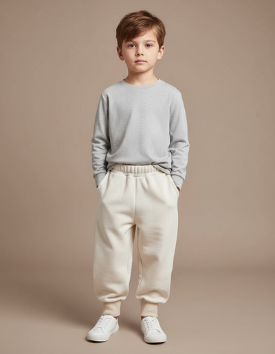 Pantalon Blanc Femme Ample