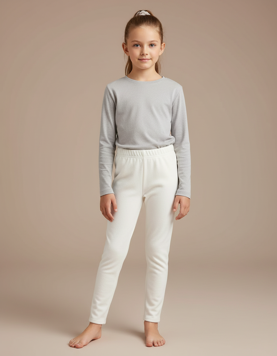 Pantalon Molleton Blanc