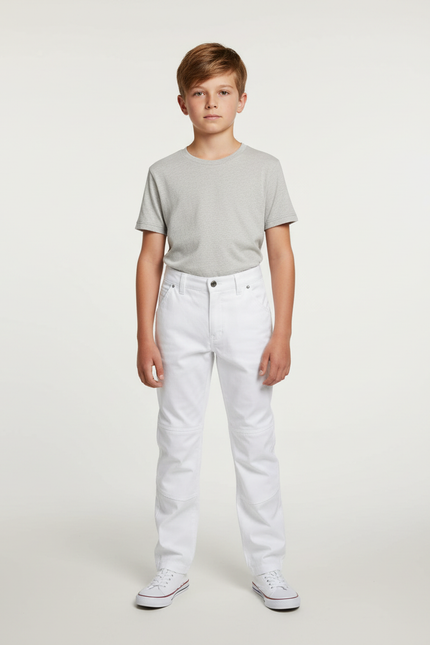 Pantalon Peintre Blanc - Toile