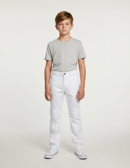 Pantalon Peintre Blanc - Toile