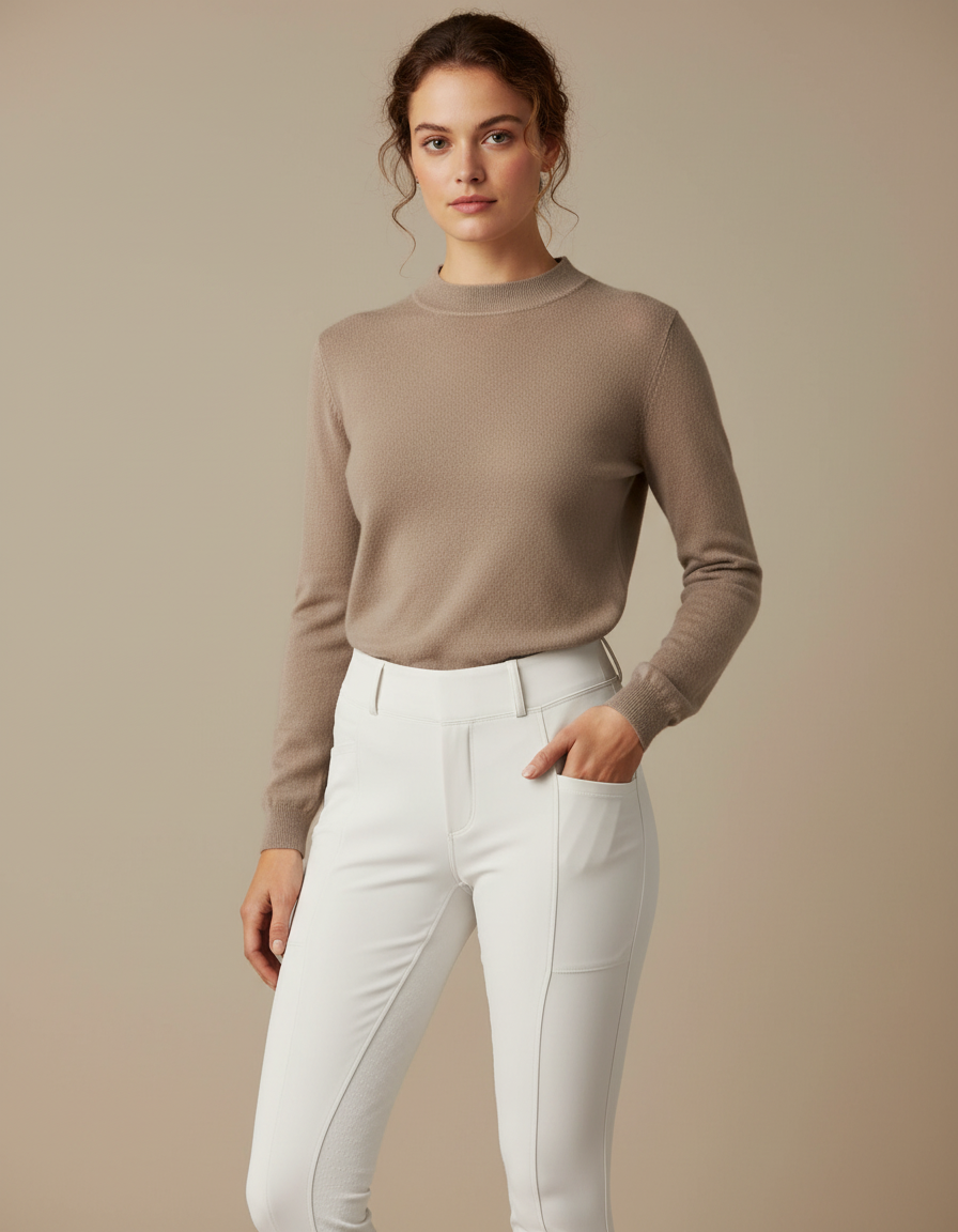 Pantalon Blanc De Concours - Gabardine