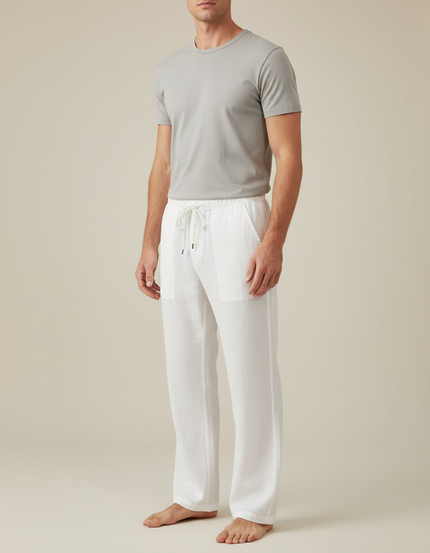 Pantalon Blanc 2956 - Lin