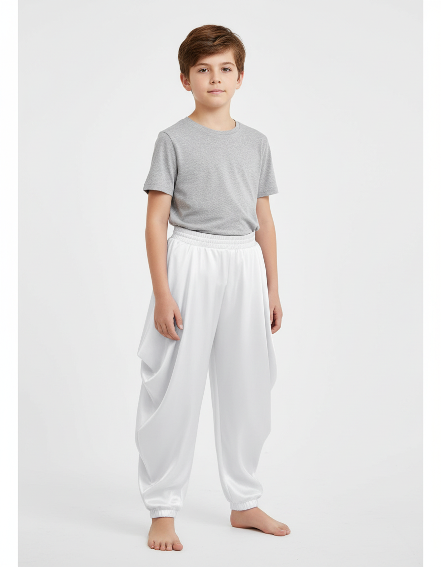 Pantalon Thai Blanc - Satin