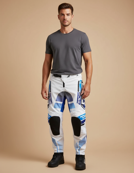 Pantalon Motocross Blanc - Polyester