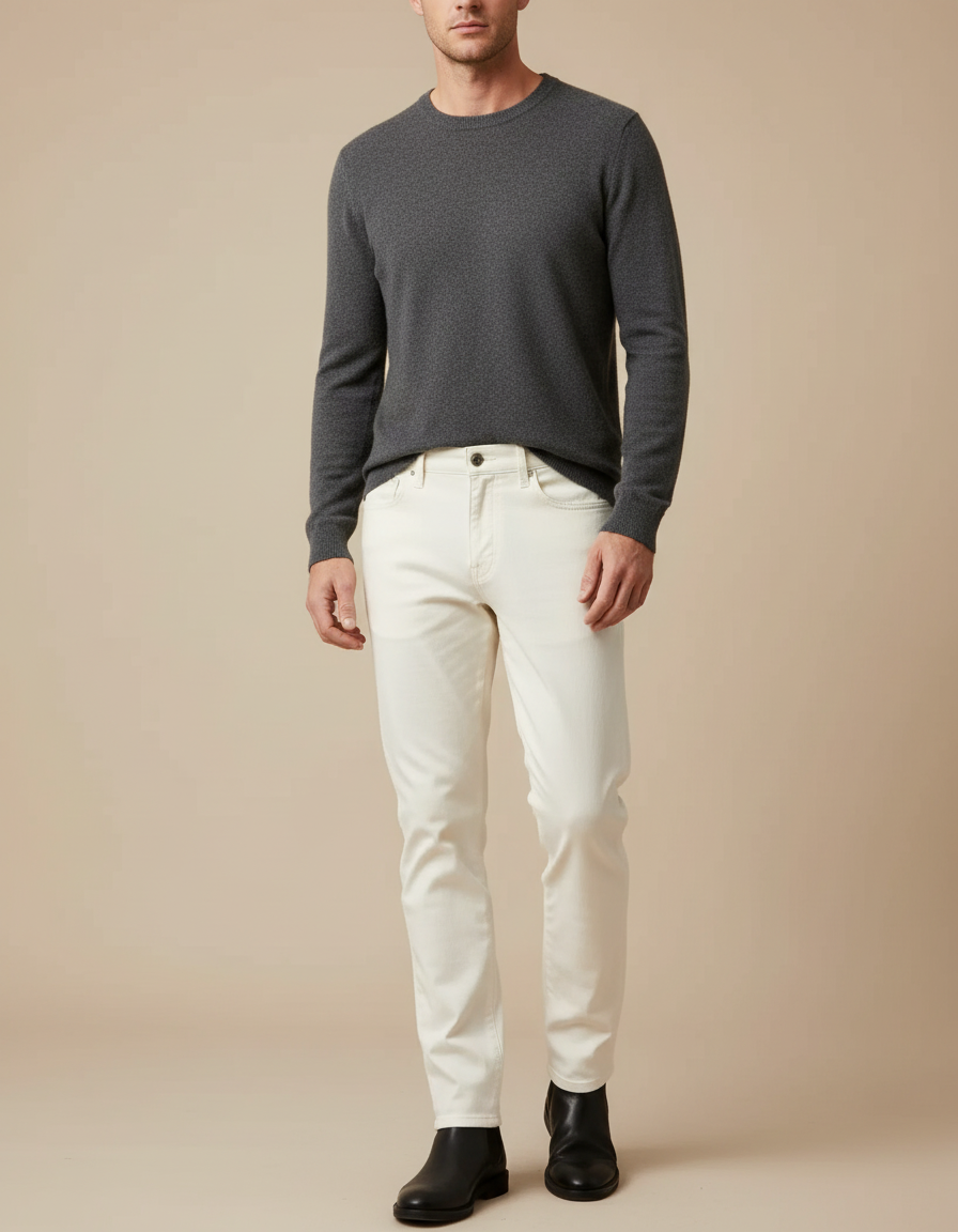 Pantalon Blanc 2b94 - Jean