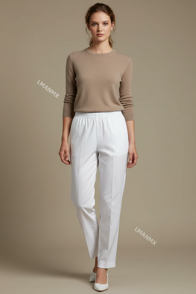 Pantalon Cuisine Blanc - Gabardine