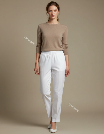 Pantalon Cuisine Blanc - Gabardine