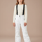 Pantalon Blanc Ski Bretelles Imperméable Hiver - Polyester
