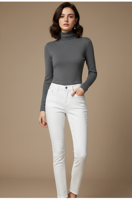 Pantalon Push Up Blanc - Jean
