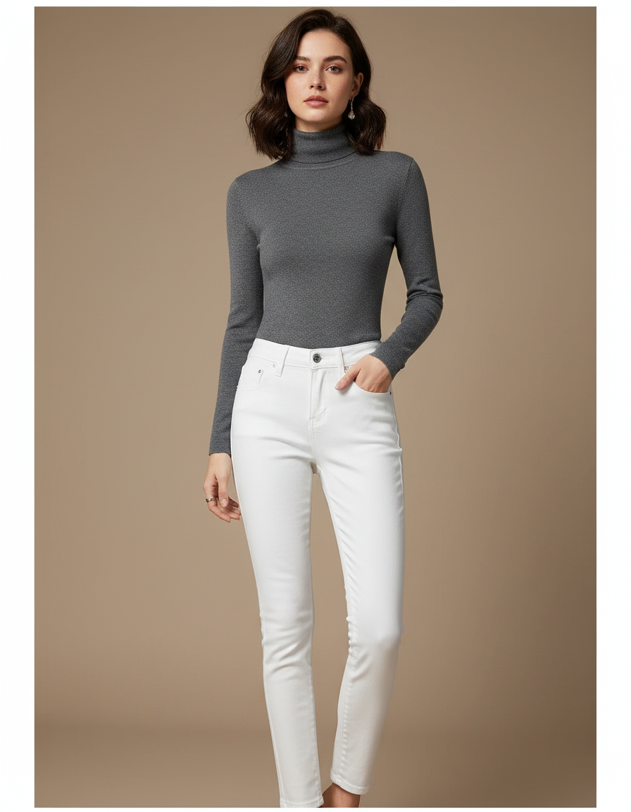 Pantalon Push Up Blanc - Jean