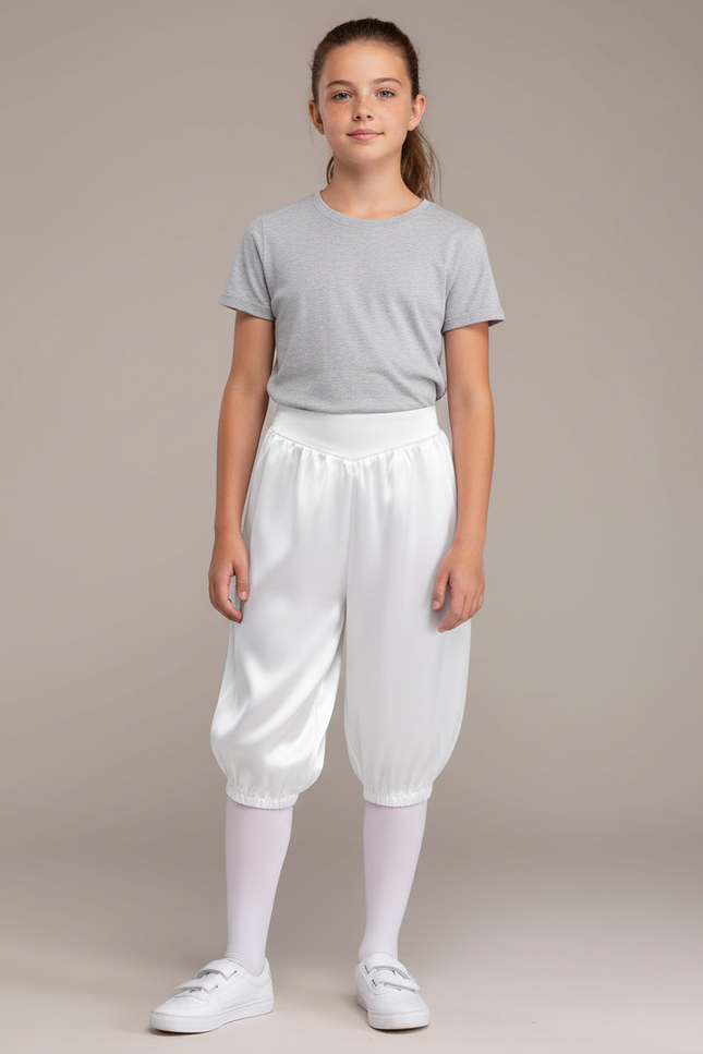 Pantalon Danse Blanc - Satin