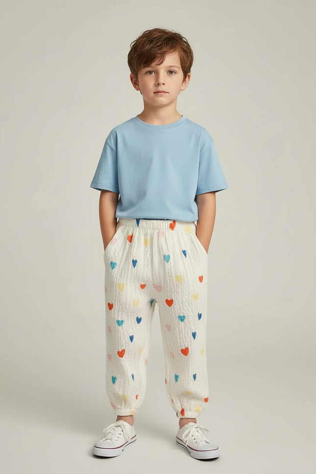 Pantalon Blanc Fin - Coton