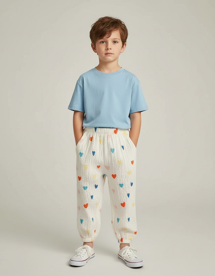 Pantalon Blanc Fin - Coton