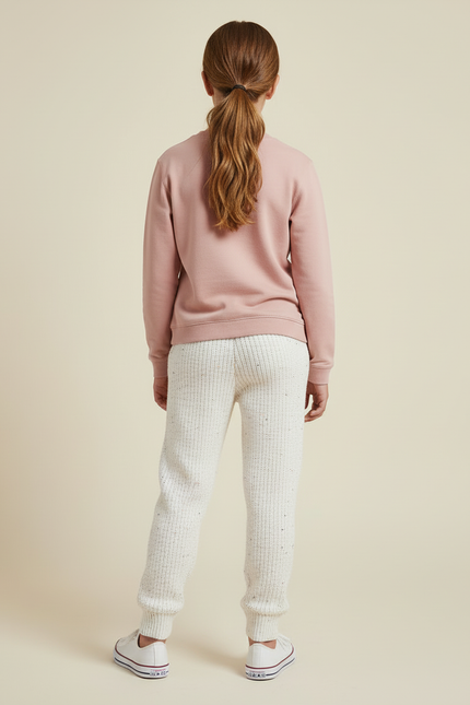 Pantalon Crochet Blanc - Maille - vue 2