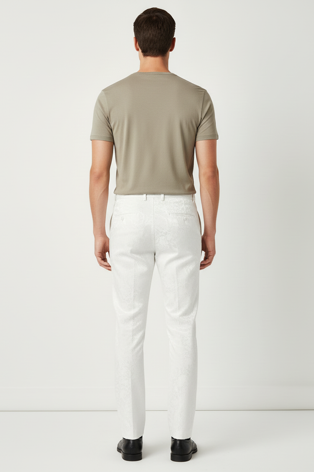 Pantalon Blanc Ff7c - Polyester - vue 2