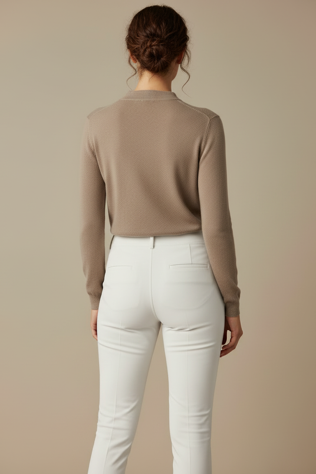 Pantalon Blanc De Concours - Gabardine - vue 2
