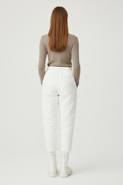 Pantalon Jogger Blanc - Polyester - vue 2