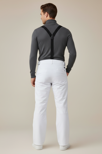Pantalon Snowboard Blanc - Polyester - vue 2