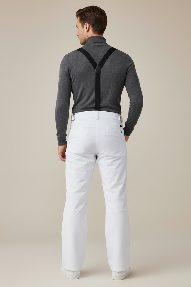 Pantalon Snowboard Blanc - Polyester - vue 2