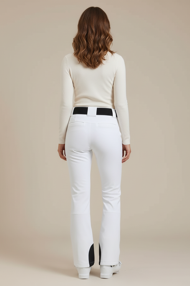 Pantalon Fuseau Ski Femme Blanc - Polyester - vue 2